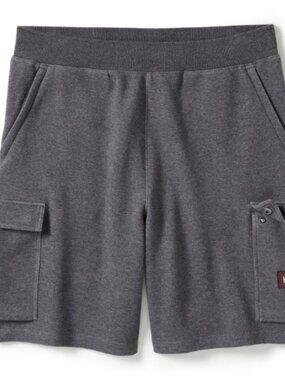Genuine Harley-Davidson® Men's Essential Fleece Cargo Short - Charcoal Grey Heat